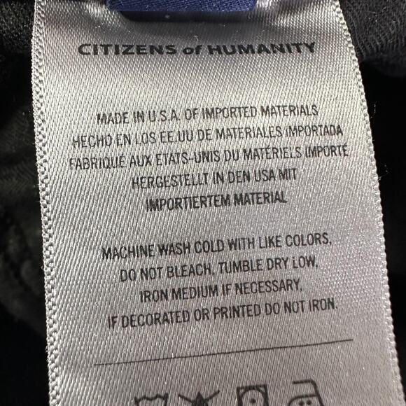 Citizens of Humanity Amari Ultra Jeans in Blackcurrant Size 27  2181-1752 - Picture 9 of 11